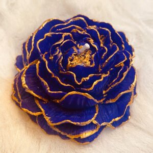 PEONY CANDLE WITH GOLDEN TOUCH