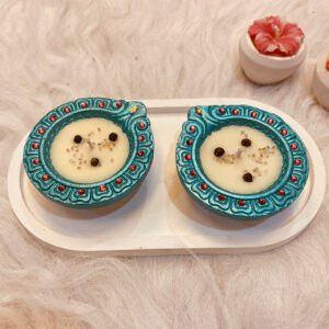 WC 42 Decorative Soy Wax Mitti Diya – Kali Mirch