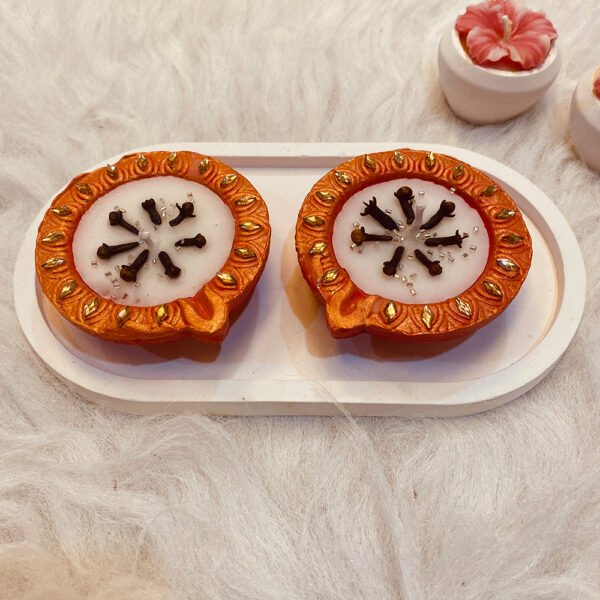 Soy Wax Mitti Diya – Clove
